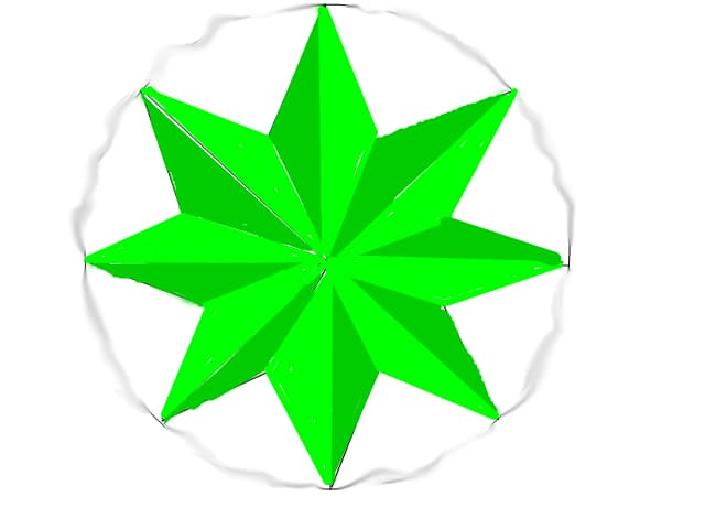 steluta verde