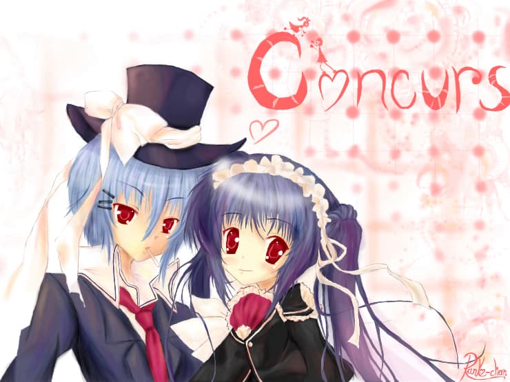 cute anime couple*^.^*