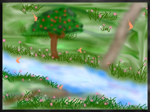 The MagicLand of OrangeButterflies