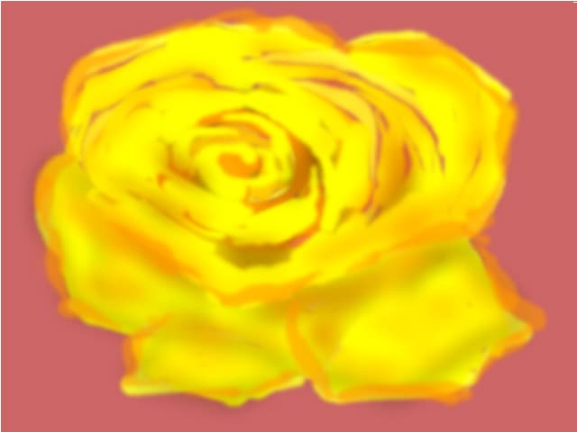 trandafir galben