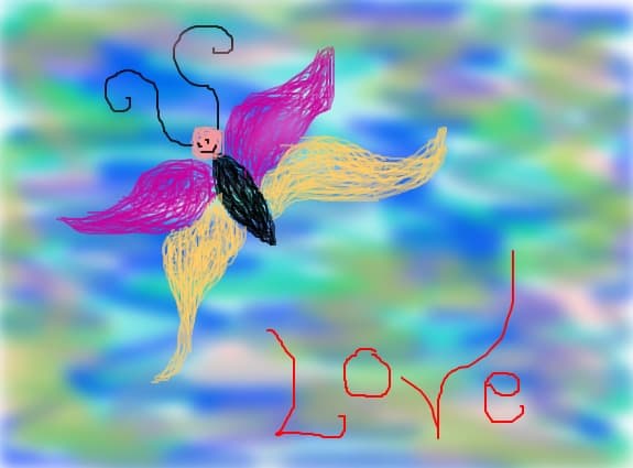 Little Butterfly - Primul meu desen pe site! xD