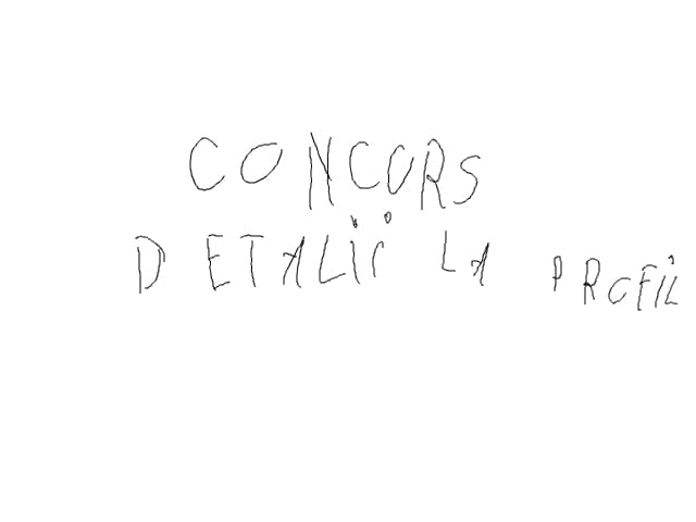 concurs detalii la profil