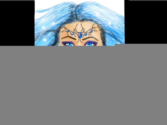 blue girl