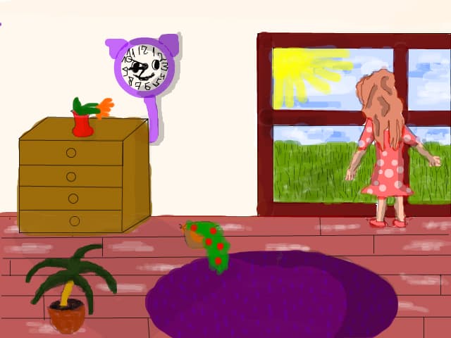 peisaj in casa