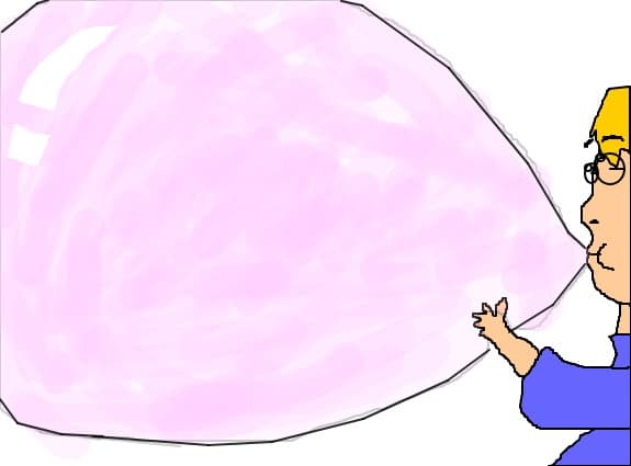 cel mai mare balon din guma de mestecat din lume
