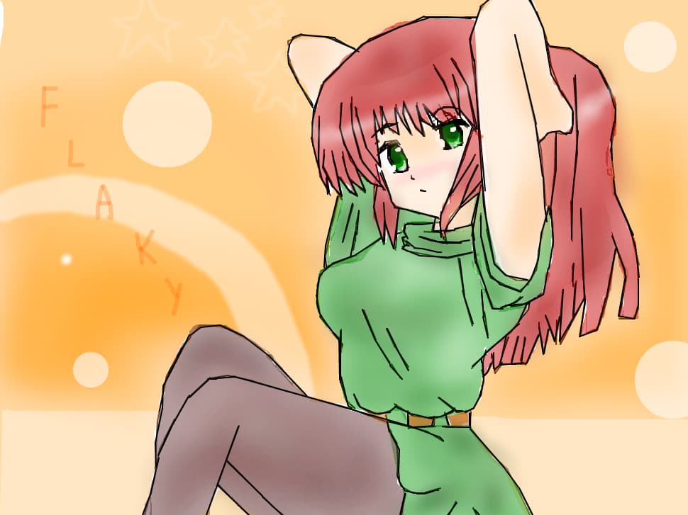 flaky