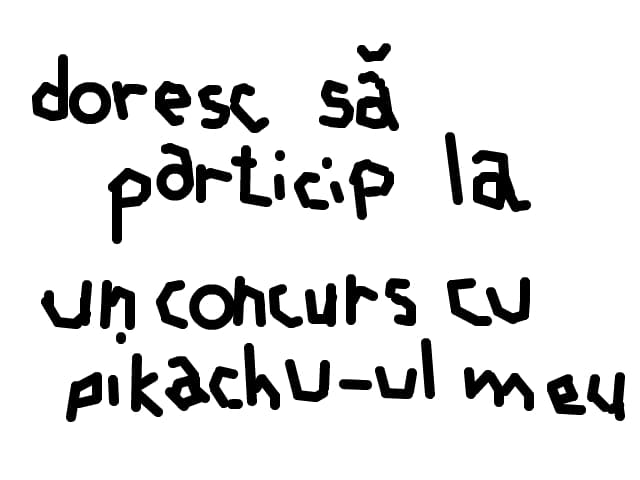 cine ma poate ajuta si pe mine cu un concurs dar in care pot participa cu Pikachu-ul meu