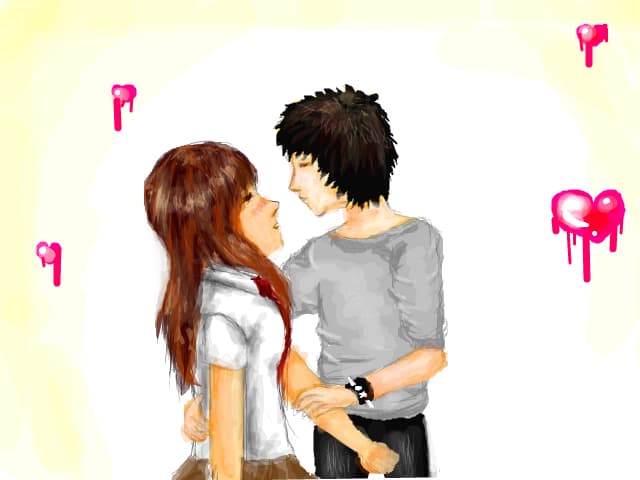 Cuplu anime (colaborare) mare se vede terminat :D