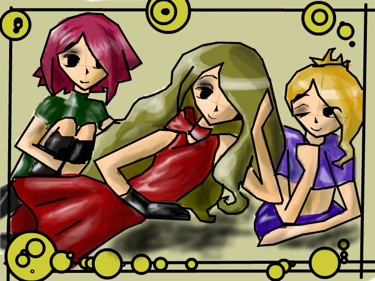 3 girls