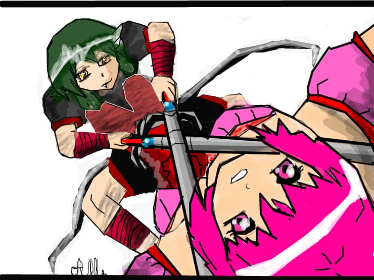 Zoey and Kisshu