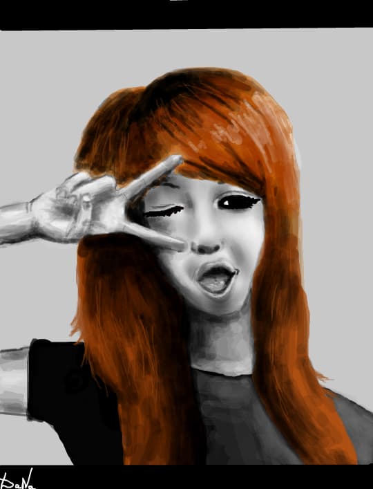 Hayley and her hair