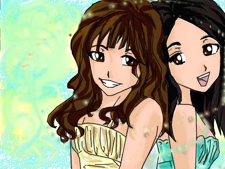 demi si selena anime :D