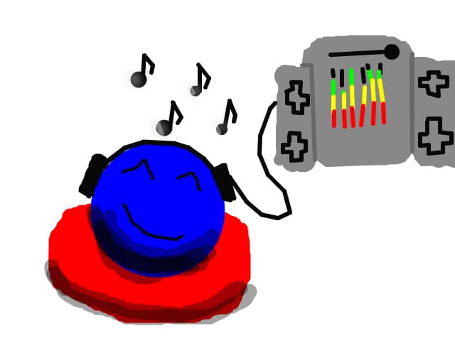 Ascultand muzik....