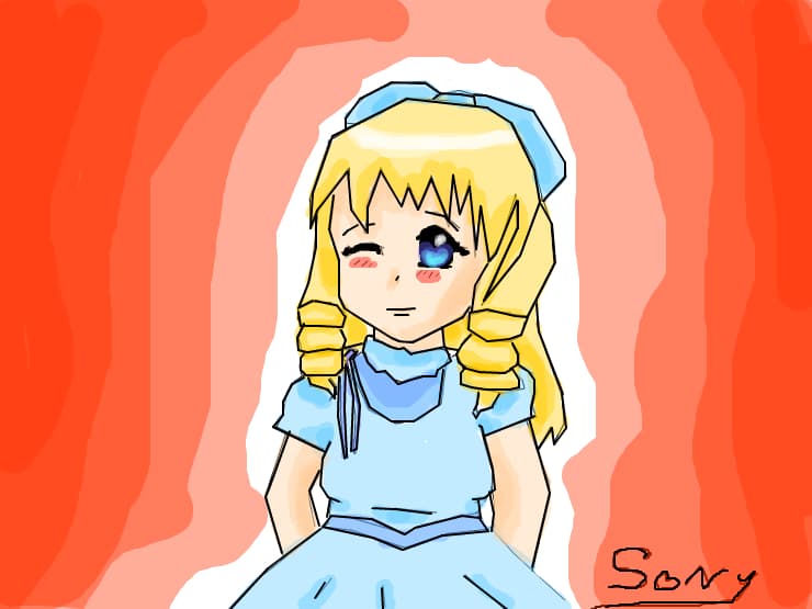a girl