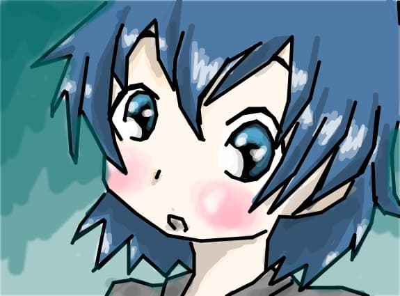 anime blue ...