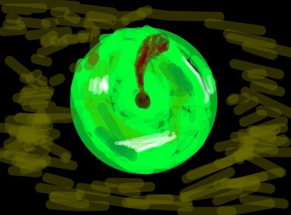 apple 4 u !!desenat pe laptop _fara tablita grafica _fara mouse deci pls comm si vote