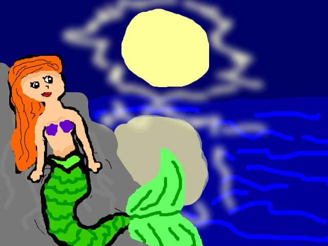 Sirena la lumina lunii