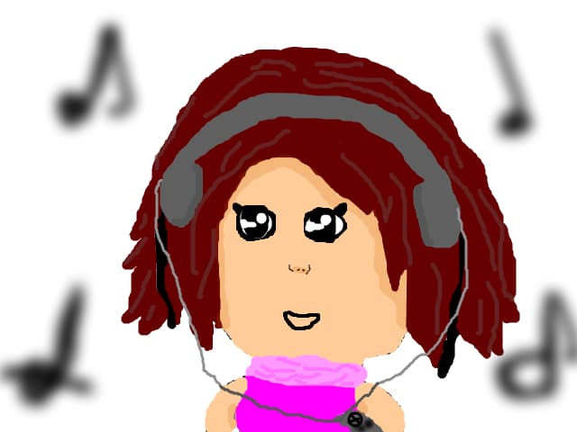 anime music girl