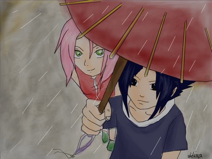 Sasuke and Sakura