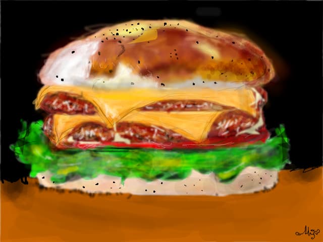Burger:)..cine doreste?::&amp;gt;Va rog,dati mare! Se vede coloruul:)