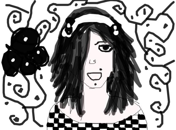 emo girl ..