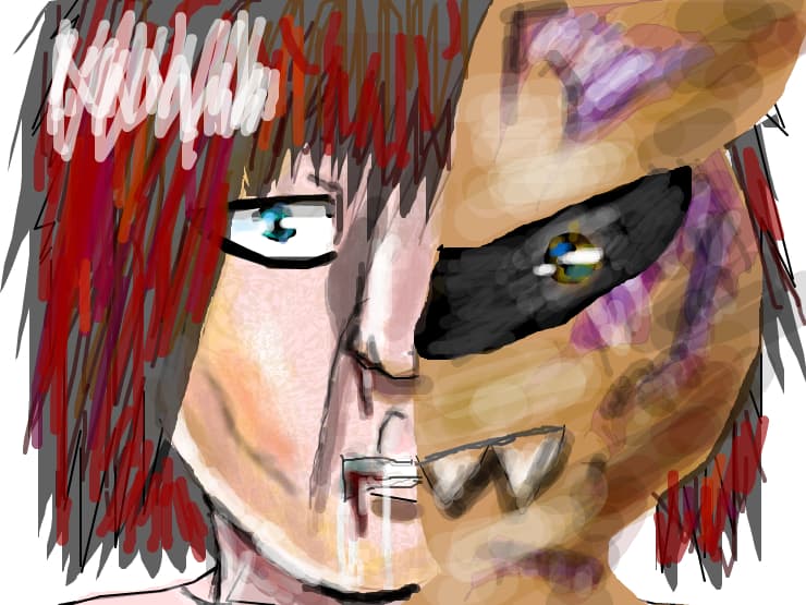 gaara-shukaku cosplay