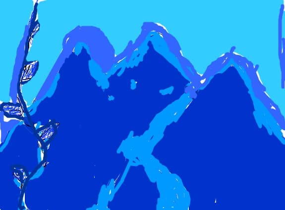 blue