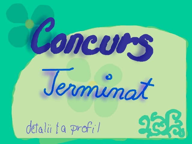 Concurs Terminat
