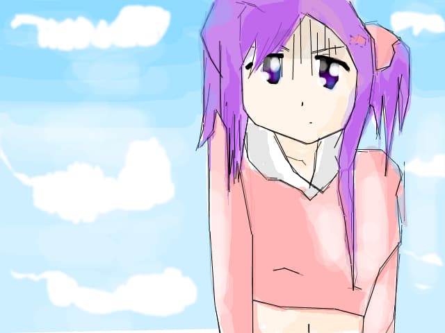 Miyuki in tabara la munte:))) scriu acum episodul:))