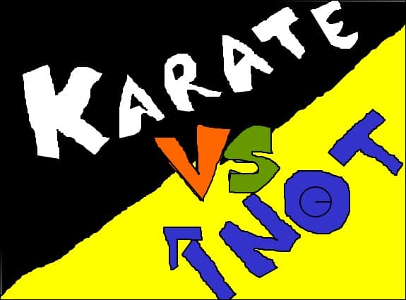 alegetii karate sau inot.    sa vedem cine castiga!!!