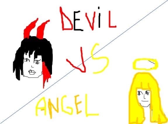 devil angel