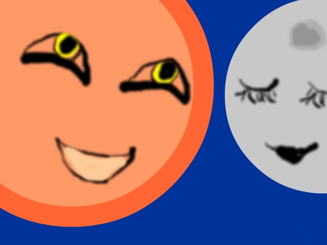 Luna si soarele