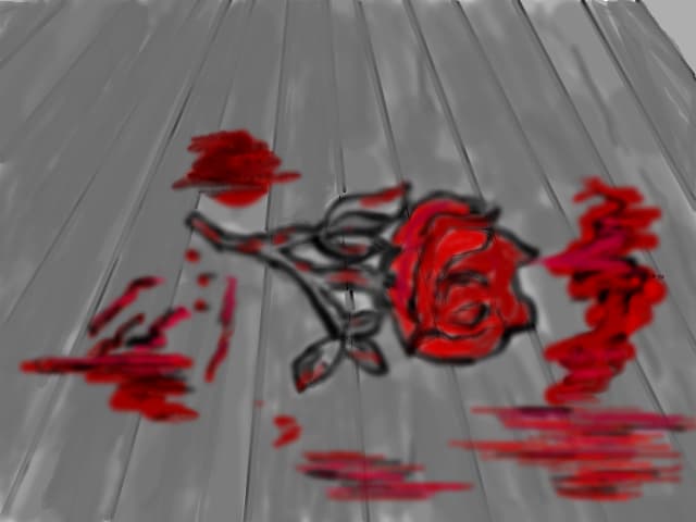 bloded  rose