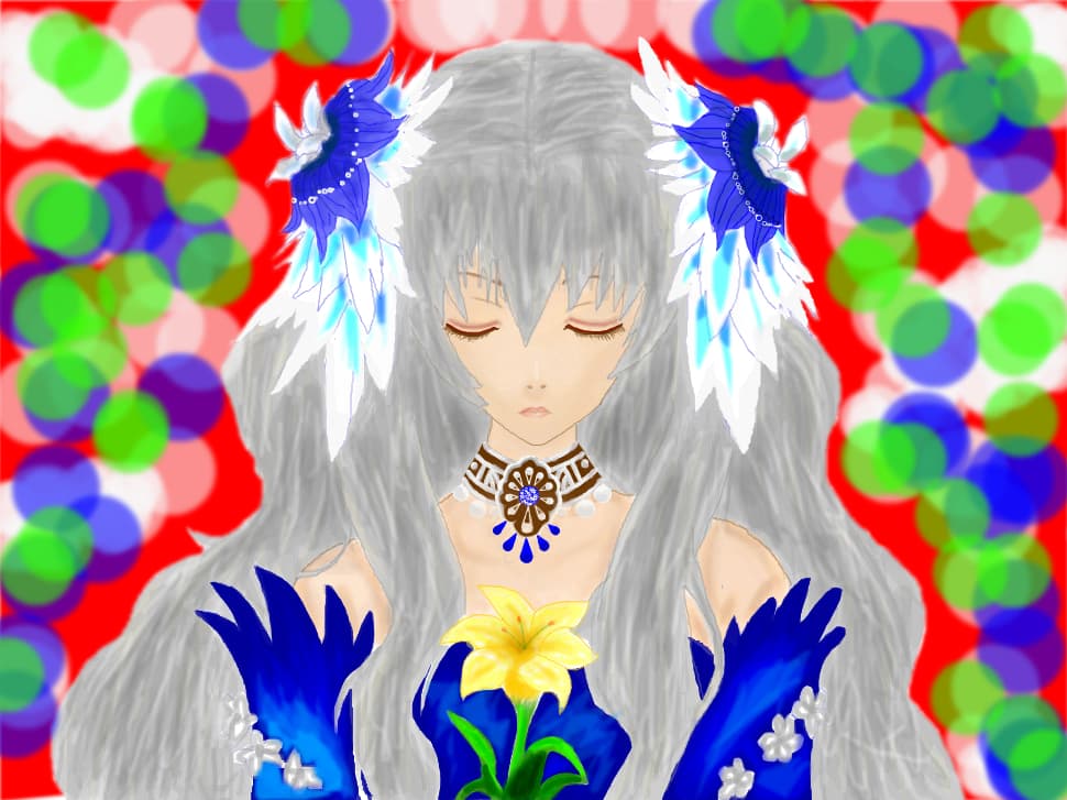 anime girl real style