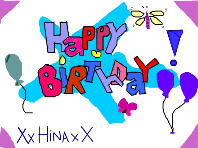 happy birthday XxHinaxX :*