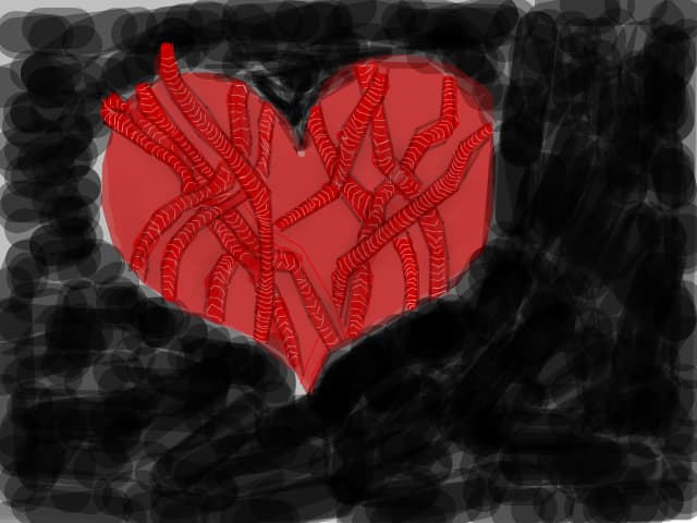 heart.imi tin inima legata de mine..