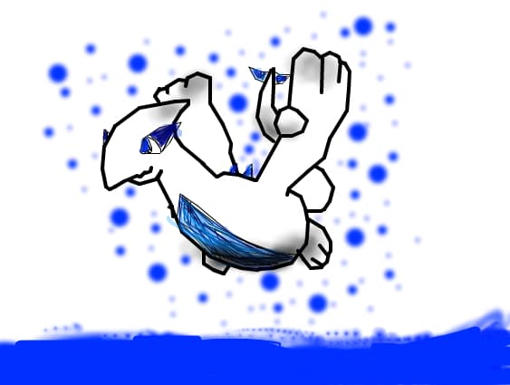 Baby Lugia - My fisrt FLY