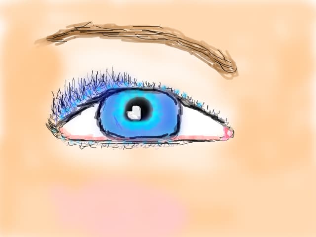 cool blue eye