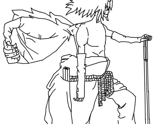 sasuke curse mark lvl 3