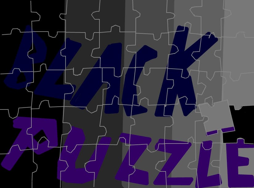 black puzzle