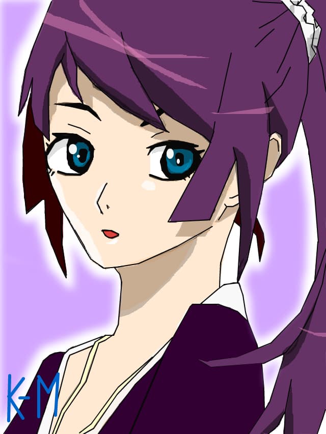 Hitagi Senjougahara din Bakemonogatari (cel mai problematic desen al meu &amp;amp;gt;.&amp;amp;lt;)