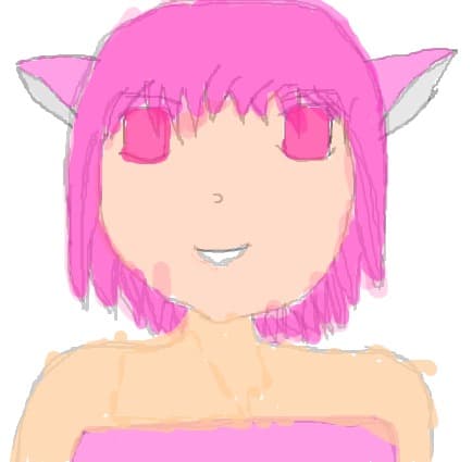 cat gyrl pink