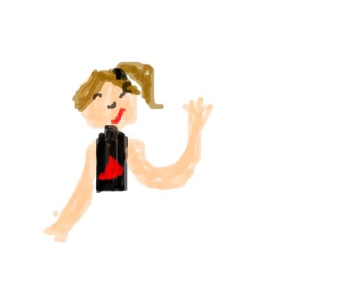 eu cand aveam parul scurt