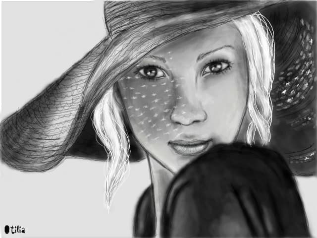 black and white woman (dati mare e terminat)