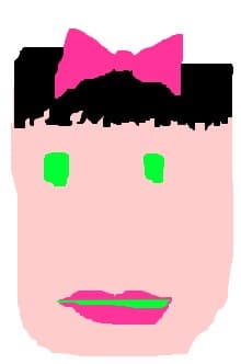 fetita zombi