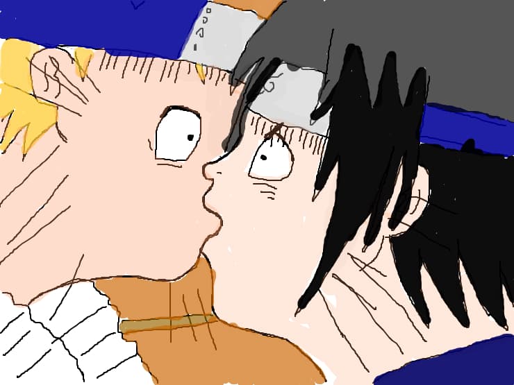 naruto si sasuke...;))...(cred k stiti si voi partea aceasta dintr-un episod....)