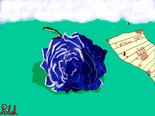 Blue rose