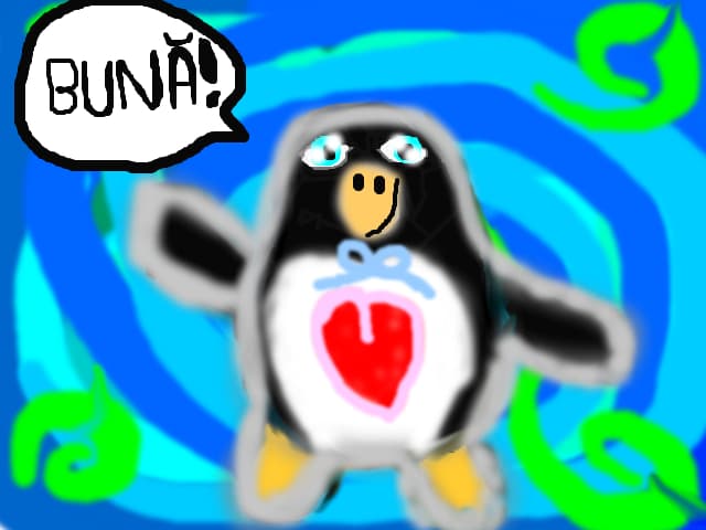Pinguinul pufos