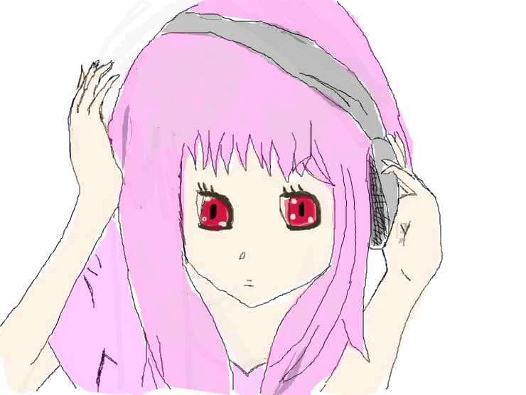 fata care asc muzik(ink o catasrofa:(( )