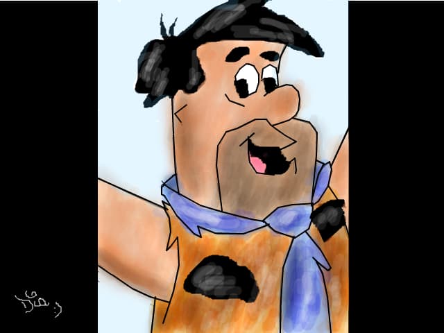 Fred Flinstone :)) ... Yaba Daba Doo :)))